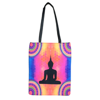Tibetan Buddha Vertical Tote Bag