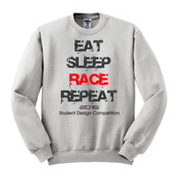 EAT SLEEP RACE REPEAT SWEAT SHIRT