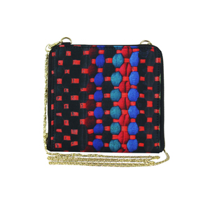 Rainbow Abstract Square Sling Bags