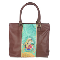 Jodha Begum Brown Smart Handbag