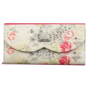 Rose Flower Passport Wallet