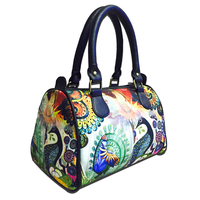 BANG PRICE Canvas Multipurpose Printed Designer Duffle Tote Speedy Handbag for Girl's, Women's ( Multicolor )