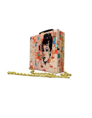 Audrey Squares Box Clutch