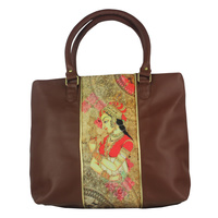 Mumtaz Brown Smart Handbag