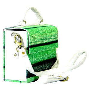 Niagara Green Box Clutch with Sling Box Clutch