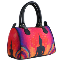 BANG PRICE Multipurpose Lord Buddha Printed Designer Duffle Tote Speedy Handbag for Girl's, Women's (Multicolor)