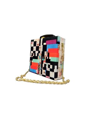 Abstract Magic Box Clutch