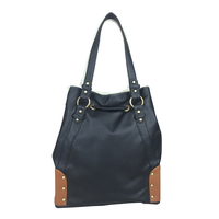 Black and Tan Reversible Handbag
