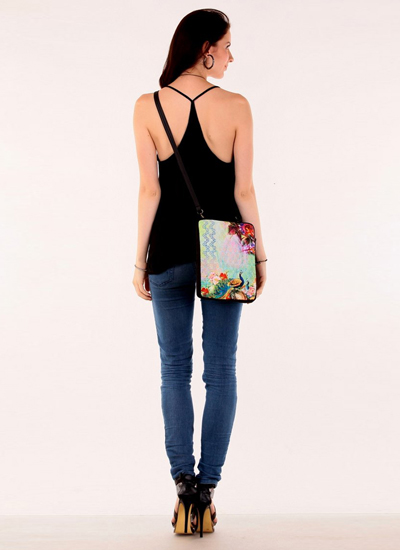 Peacock Charm iPad Sling Bag-2