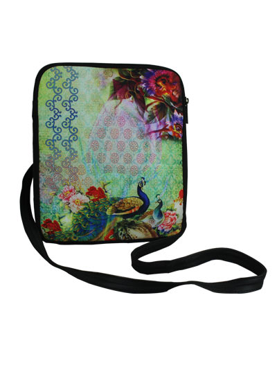 Peacock Charm iPad Sling Bag 5